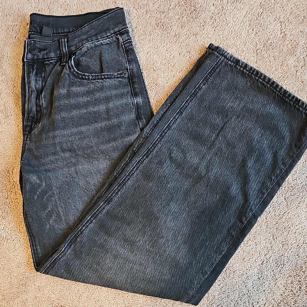 American Eagle Outfitters Dark Gray Women's Strigid Jeans